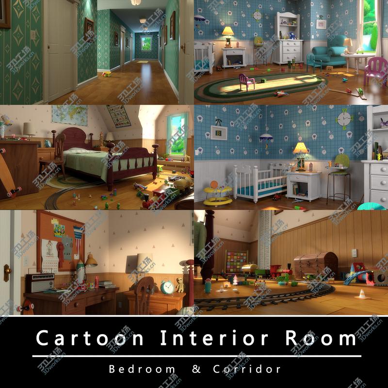 images/goods_img/20210113/Cartoon Interior Room model/1.jpg